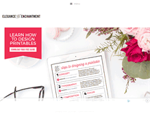 Tablet Screenshot of eleganceandenchantment.com